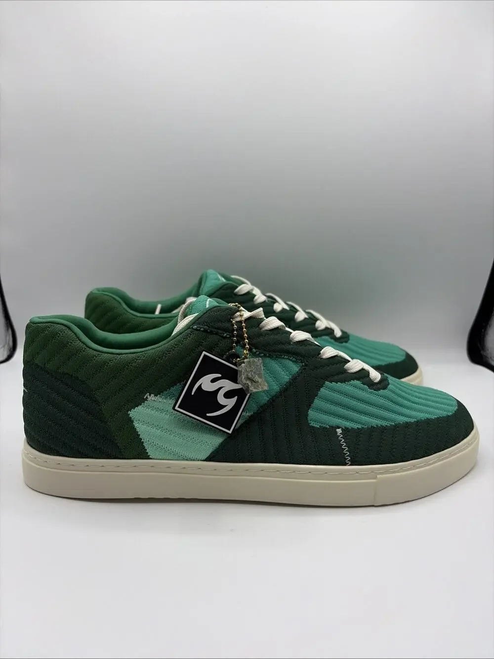 Jade x Fuego Green Vegan Low-Top Dance Sneakers Men 11.5 Women 12.5 NWOB